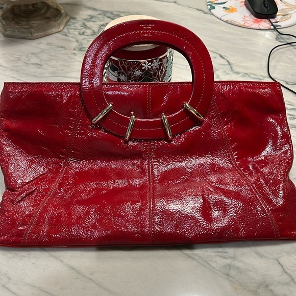 Kate spade patent leather‎ red Fulham top handle - Picture 1 of 6